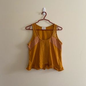 Ruffled Tank Crop